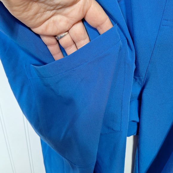 Mandala Womens 3XL Jogger Scrub Pants Blue Pull On‎ Pockets Medical Equa Tek - Picture 5 of 12